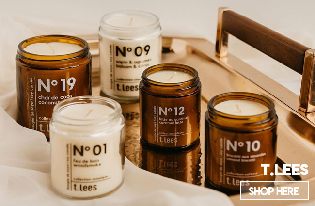 Candles with several quality fragrances